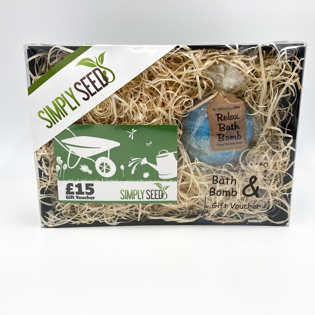 Seed Gift Voucher & Relax Bath Bomb Gift Box